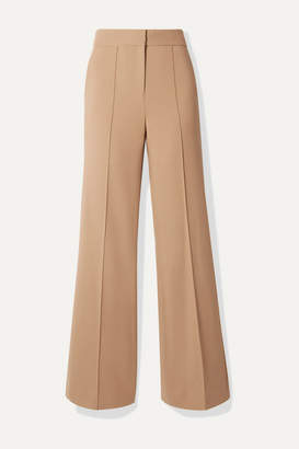 Diane von Furstenberg Kimberly Crepe Flared Pants - Sand