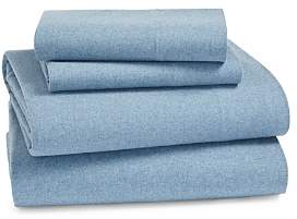 Cloud Brushed Organic Cotton Flannel Sheet Set, Full