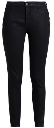 Cropped Mid-Rise Skinny Jeans