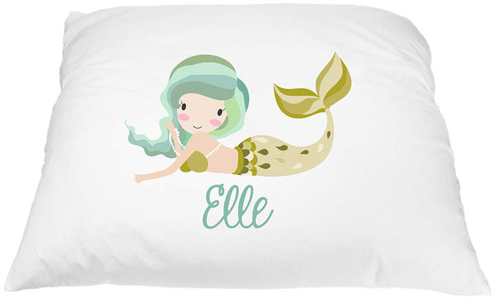 Sage Mermaid Personalized Pillowcase