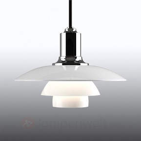 Pendelleuchte PH 2/1 m. Triple-Glasschirm