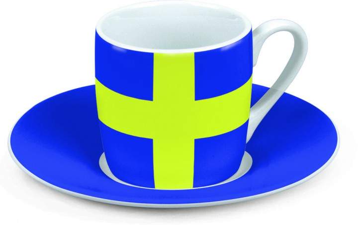 Porzellan Schweden Espressotasse