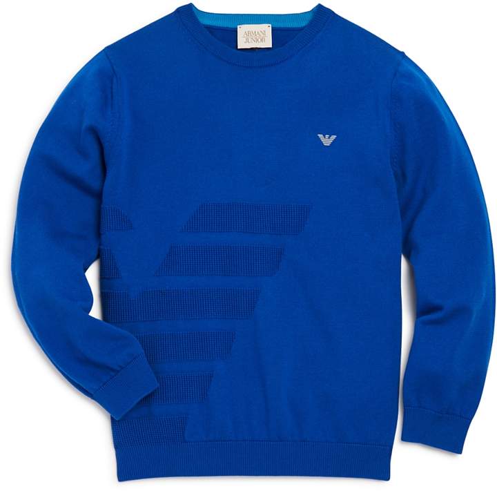 Boys' Textured Logo Sweater - Little Kid, Big Kid