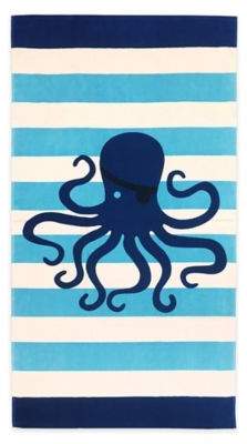Global Octopus Icon Beach Towel
