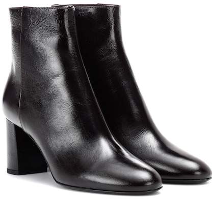 Loulou 70 leather ankle boots