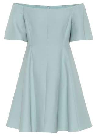 Kleid aus Seide und Wolle