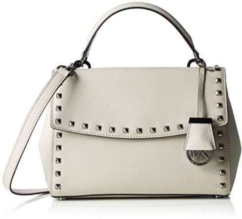 Michael Kors Cement Small Ava Stud Top Handle Satchel - ONE COLOR - STYLE