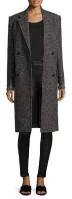 Double-face Deconstructed Wool Coat