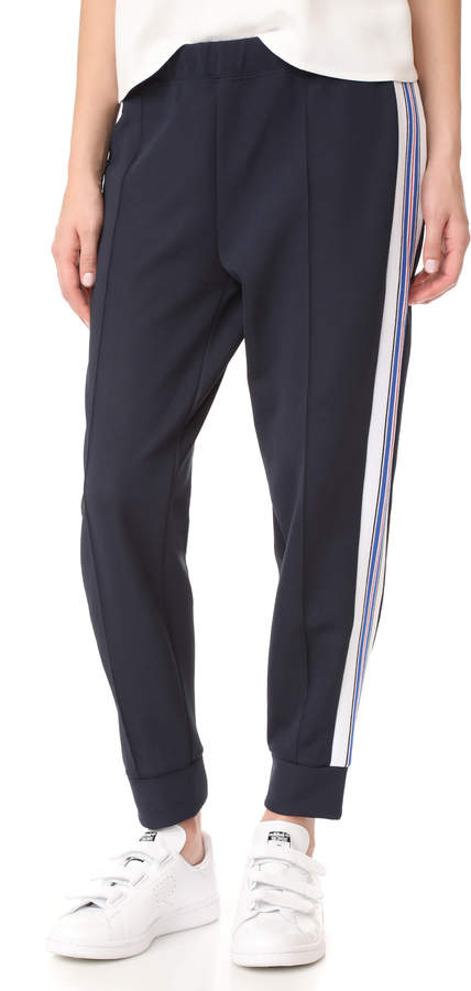 Etre Cecile Stripe Rib Cropped Track Pants