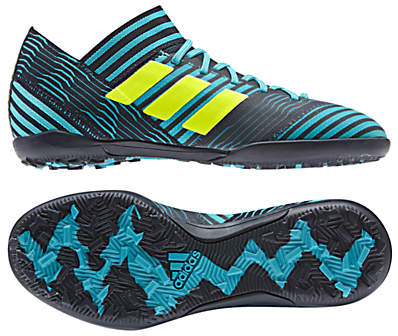 Children's Nemeziz Tango 17.3 Turf Football Boots, Black/Blue