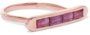 Baja Precious 18-Karat Rose Gold Vermeil Ruby Ring