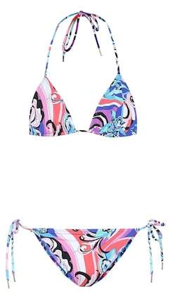 Beach Printed triangle bikini