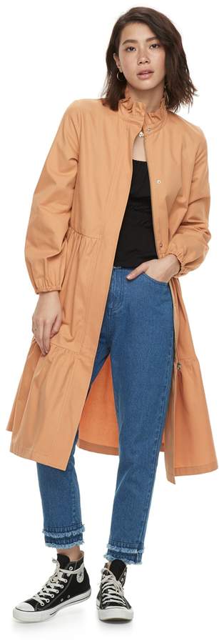 K Lab k/lab Ruffled Tiered Trench Coat