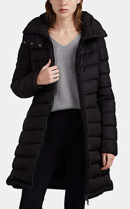 Moncler Women's Flammette Down Zip-Front Coat - Black