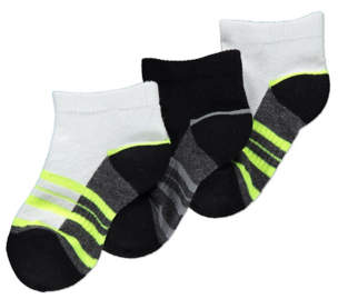 Feel Fresh Cushion Sole Trainer Liner Socks 3 Pack
