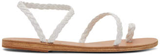 Ancient Greek Sandals White Eleftheria Sandals