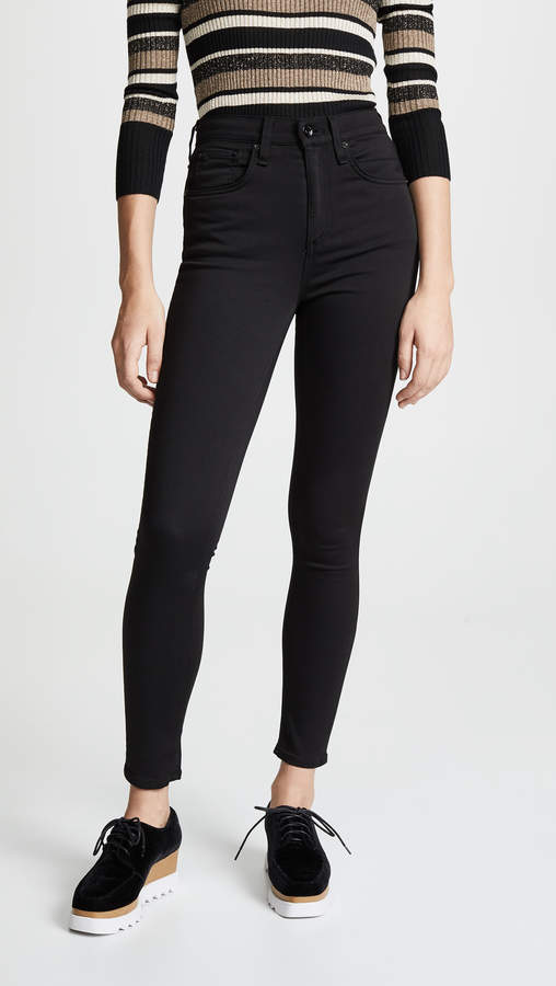The Plush High-Rise Skinny Jeans