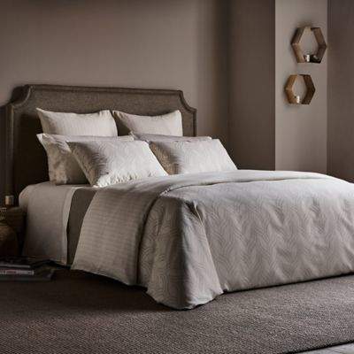 Frette At Home Levanto King Pillow Sham in Ivory/Stone