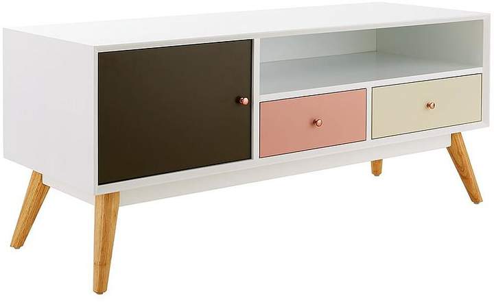 Ideal Home Orla Blush TV Unit - Fits Up To 50 Inch TV