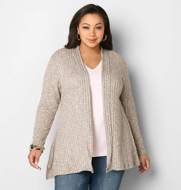 Marled Rib Cardigan