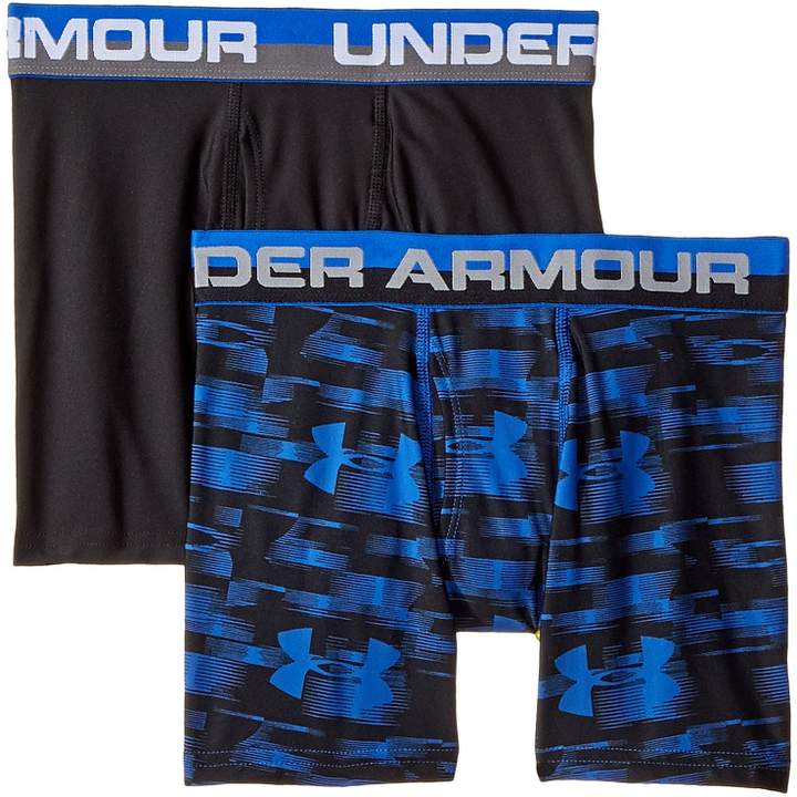 Under Armour Kids 2 Pack UA Blur Boxer Brief Boy's Underwear