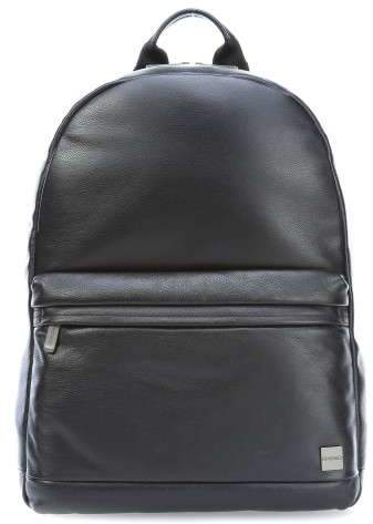 Barbican Albion 15'' Laptop-Rucksack fein genarbtes Rindsleder schwarz