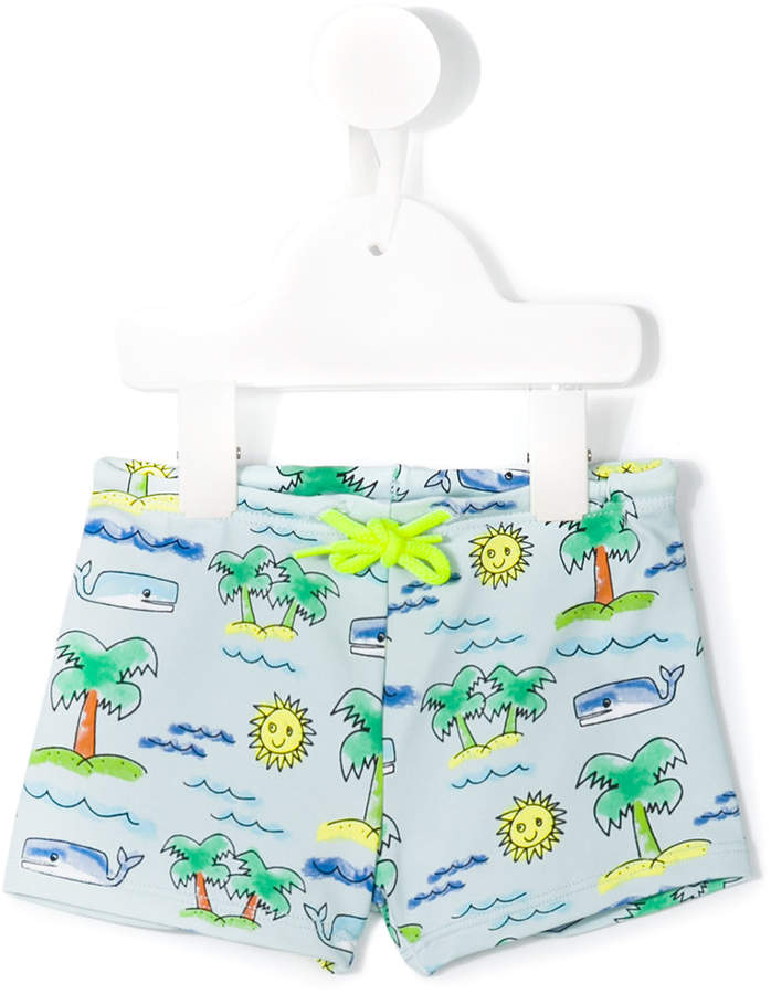 summer print swim shorts