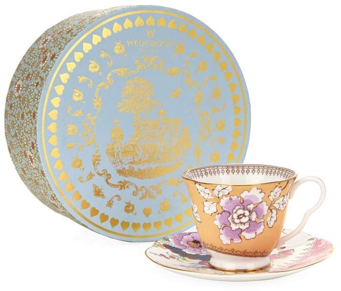 Butterfly Bloom Teacup and Saucer Set