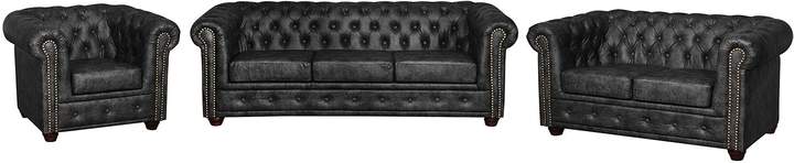 ars manufacti Polstergarnitur Kamaru (3-2-1) Kunstleder