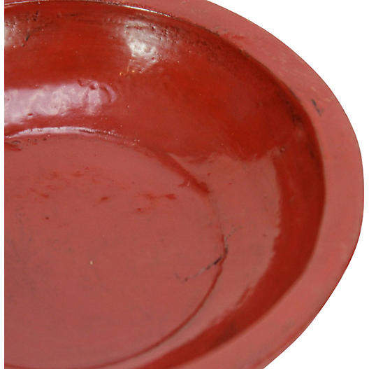 Tibetan Red Bowl