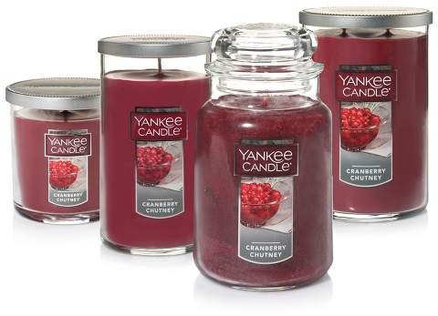 Cranberry Chutney Candles