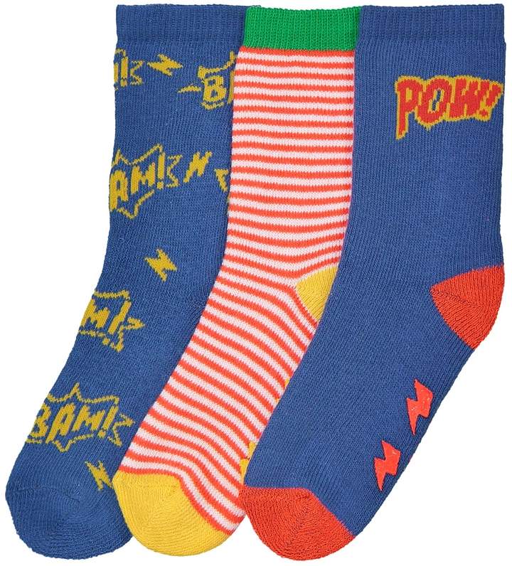 R essentiel Pack of 3 Pairs of Socks, Sizes 15/16-23/26