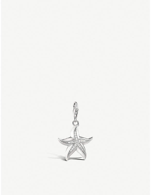 Starfish sterling silver charm pendant