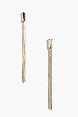 Damen Lexi Moderne Ohrringe aus Metall mit Quaste in Gold größe