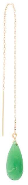Uzerai Edits chrysoprase pull-through earring