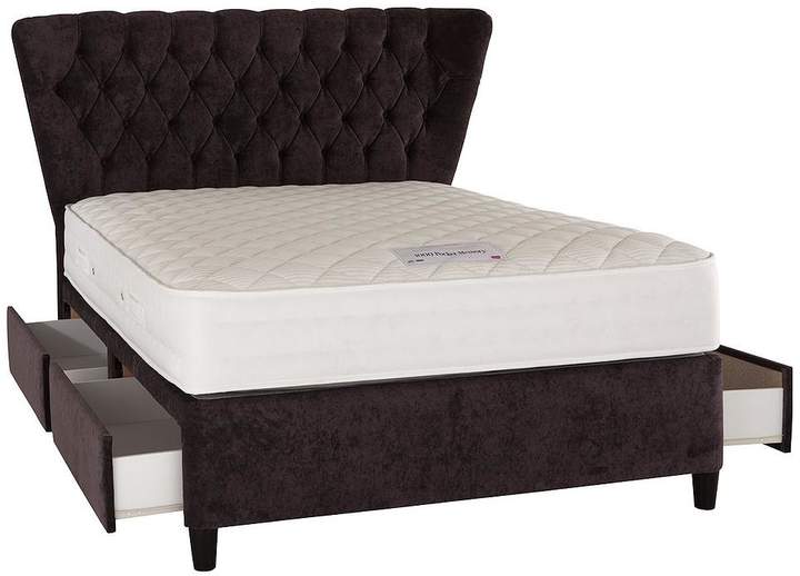Luxe Collection From Airsprung Grace 1000 Pocket Memory Divan With Storage Options