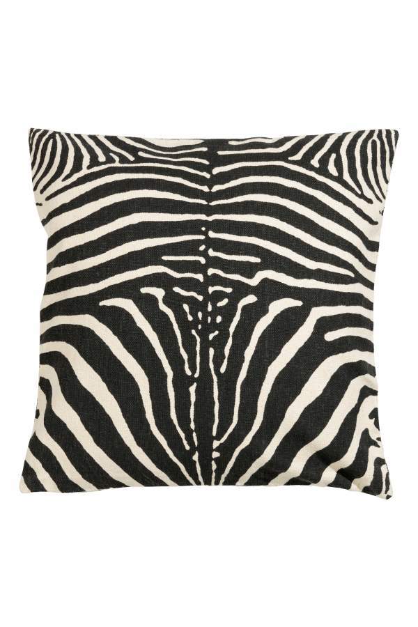 Zebra-print Cushion Cover