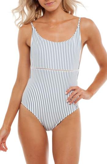 Summer Stripe One-Piece Swimsuit
