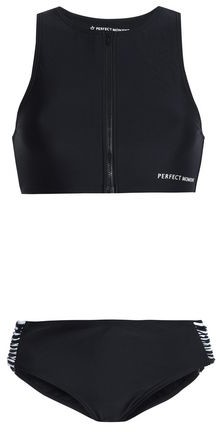 Perfect Moment Ruched Striped-Paneled Bikini