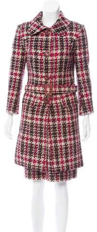Wool-Blend Bouclé Skirt Suit