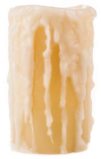 AMAZING FLAMELESS CANDLE Scented Heavy Drip Flameless Pillar Candle