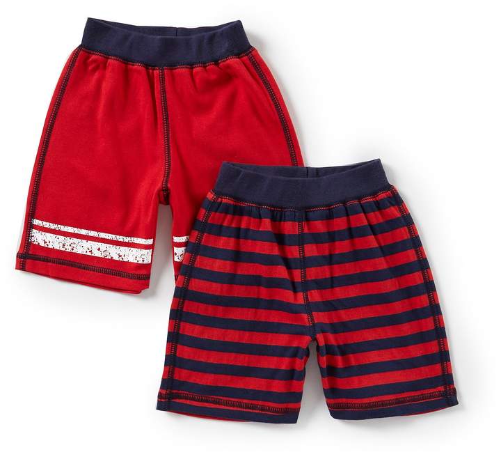 Kapital K Baby Boys 12-24 Months Stripe/Solid Shorts 2-Pack