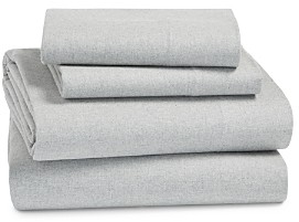 Cloud Brushed Organic Cotton Flannel Sheet Set, Twin
