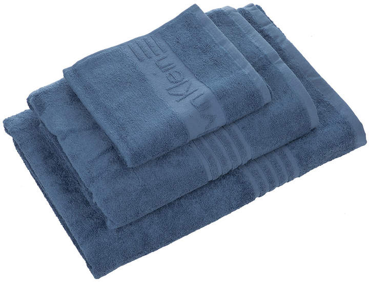 Modern Cotton Iconic Cobalt Towel - Bath Towel
