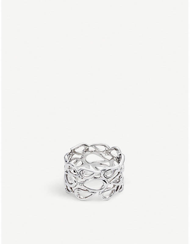 BUCHERER JEWELLERY 18ct white-gold ring