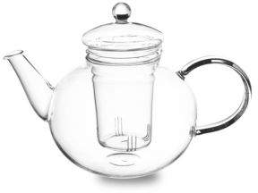 GROSCHE Monaco Two-Piece Glass Teapot and Glass Infuser Set/50 oz.