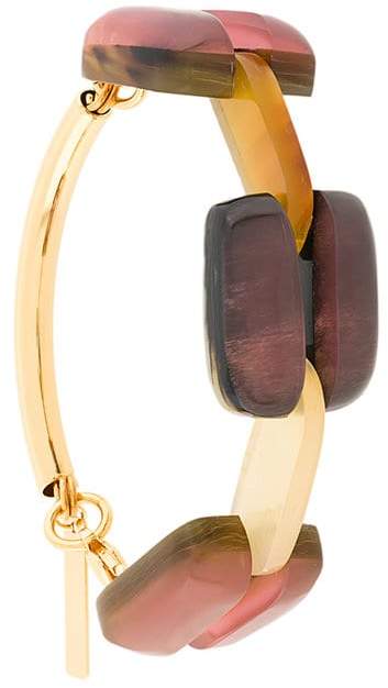 bracelet with geometric inserts