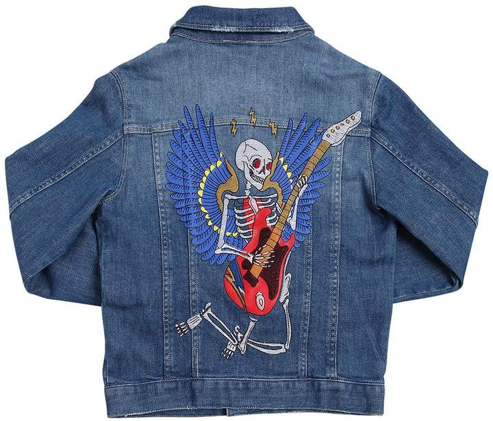 Zadig&voltaire Skeleton Cotton Denim Jacket