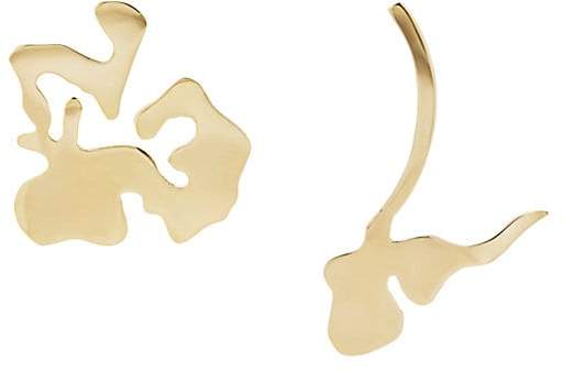 Mounser Women's Broken Flower Earrings