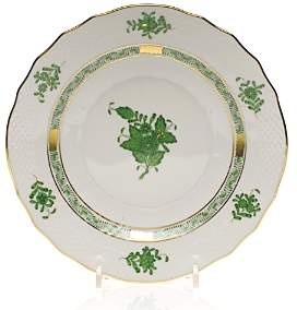 Chinese Bouquet Salad Plate, Green
